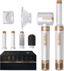 Air Styler 7 In 1, 110000 U/Min Hochtouriger Motor Haartrockner Warmluftbürste Set Mit 7 Aufsätze)